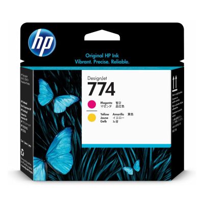 HP P2V99A (774), originálna tlačová hlava, purpurová / žltá, 1 ks