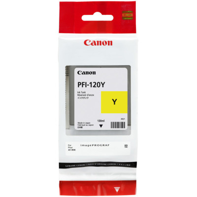 Canon PFI-120Y (2888C001), originálny atrament, žltý, 130 ml