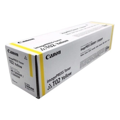 Canon T02Y (8532B001), originálny toner, žltý