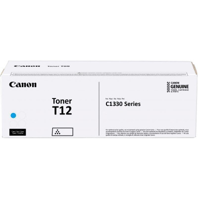 Canon T12C (5097C006), originálny toner, azúrový, 5300 strán