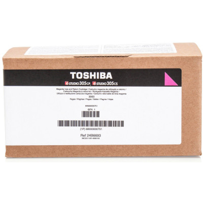 Toshiba T-305PM-R (6B000000751), originálny toner, purpurový, 900 g