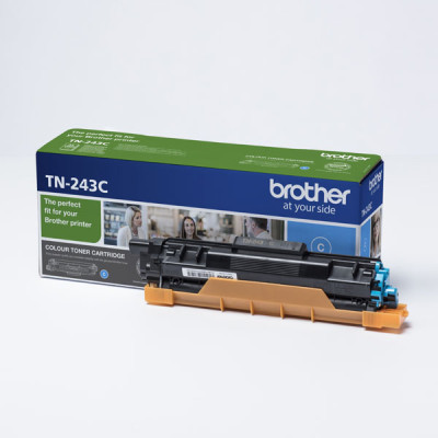 Brother TN-243C, originálny toner, azúrový, 1000 strán