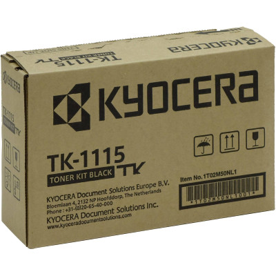 Kyocera TK-1115 (1T02M50NL0), originálny toner, čierny