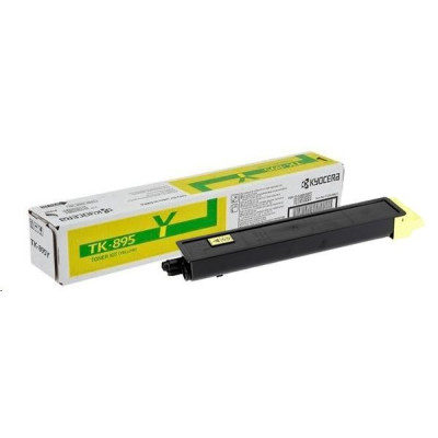 Kyocera TK-895Y (1T02K0ANL0), originálny toner, žltý