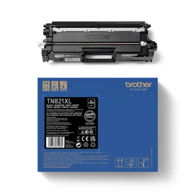 Brother TN-821XLBK, originálny toner, čierny, XL