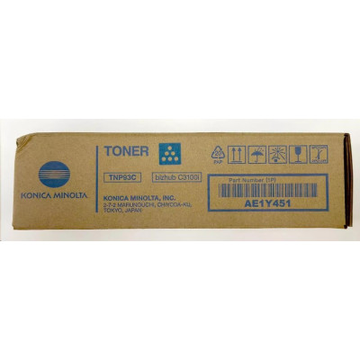 Konica Minolta TNP-93C (AE1Y451), originálny toner, azúrový