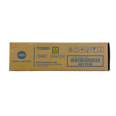 Konica Minolta TNP-92Y (AE1Y250), originálny toner, žltý