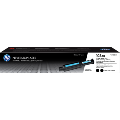 HP W1103AD (103AD), originálny toner, čierny, 2 x 2500 strán, Neverstop