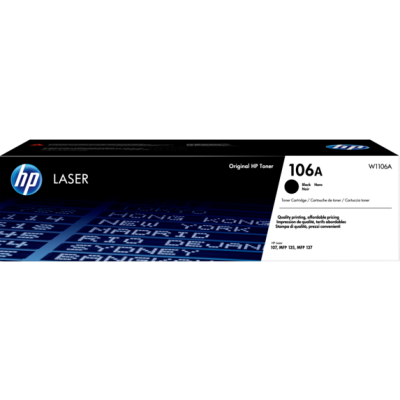 HP W1106A (106A), originálny toner, čierny, 1000 strán