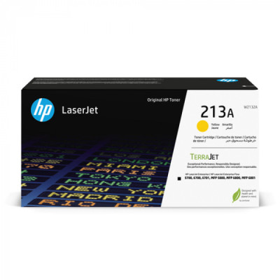 HP W2132A (213A), originálny toner, žltý, 3000 strán