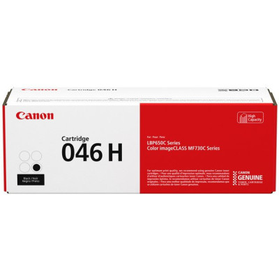 Canon 046HBK (1254C002), originálny toner, čierny, 6300 strán