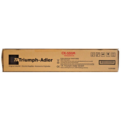 Triumph Adler CK-5511M (1T02R5BTA0), originálny toner, purpurový, 12000 strán