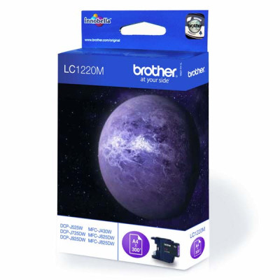 Brother LC-1220M, originálny atrament, purpurový