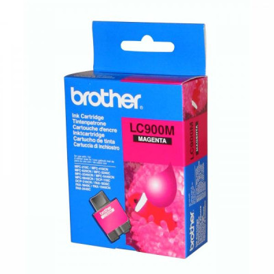 Brother LC-900M, originálny atrament, purpurový