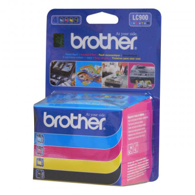 Brother LC-900VALBP, originálny atrament, CMYK, 4-pack