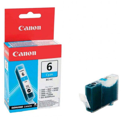 Canon BCI-6C (4706A002), originálny atrament, azúrový, 13 ml