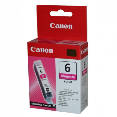 Canon BCI-6M (4707A002), originálny atrament, purpurový, 13 ml