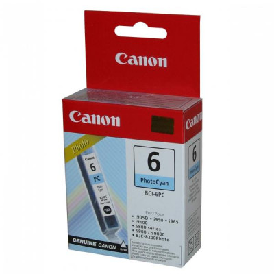 Canon BCI-6PC (4709A002), originálny atrament, photo azúrový, 13 ml