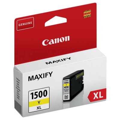 Canon PGI-1500Y XL (9195B001), originálny atrament, žltý, 12 ml, XL