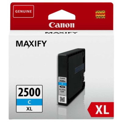 Canon PGI-2500C XL (9265B001), originálny atrament, azúrový, 19,3 ml, XL