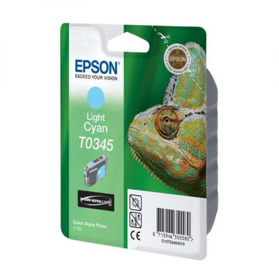 Epson T0345 (C13T034540), originálny atrament, svetlo azúrový, 17 ml