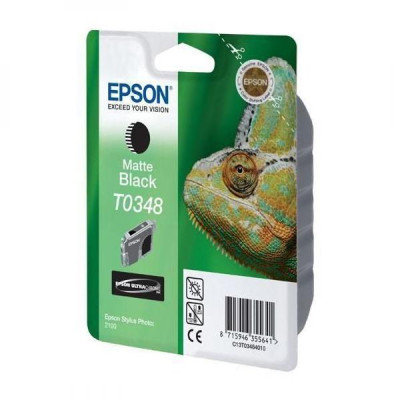 Epson T0348 (C13T034840), originálny atrament, matne čierny, 17 ml