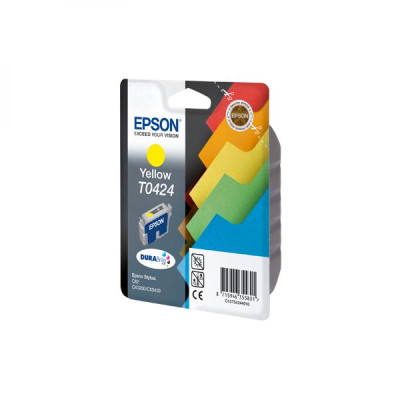 Epson T0424 (C13T042440), originálny atrament, žltý, 16 ml