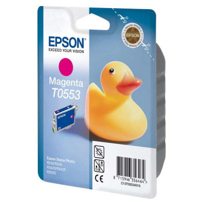 Epson T0553 (C13T055340), originálny atrament, purpurový, 8 ml