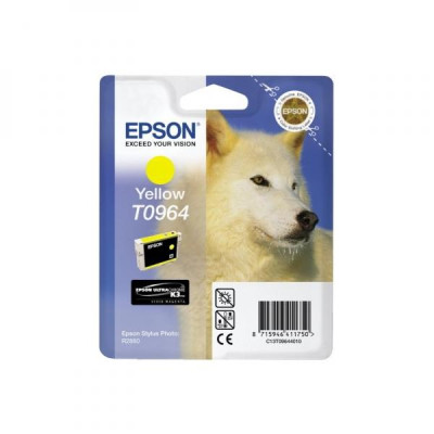 Epson T0964 (C13T09644010), originálny atrament, žltý, 13 ml