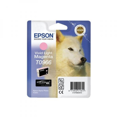 Epson T0966 (C13T09664010), originálny atrament, vivid svetlo purpurový, 13 ml