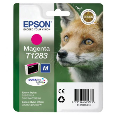 Epson T1283 (C13T12834011), originálny atrament, purpurový, 3,5 ml