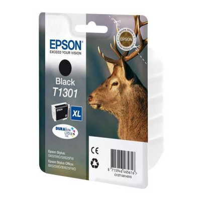 Epson T1301 (C13T13014012), originálny atrament, čierny, 25,4 ml