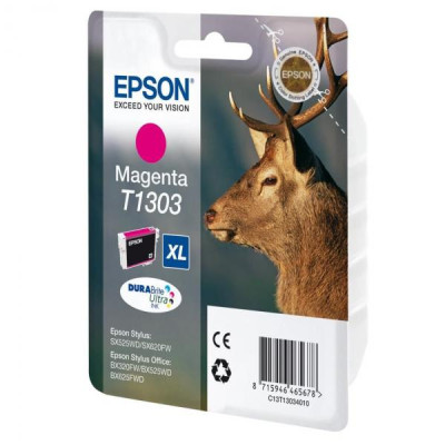 Epson T1303 (C13T13034010), originálny atrament, purpurový, 10,1 ml