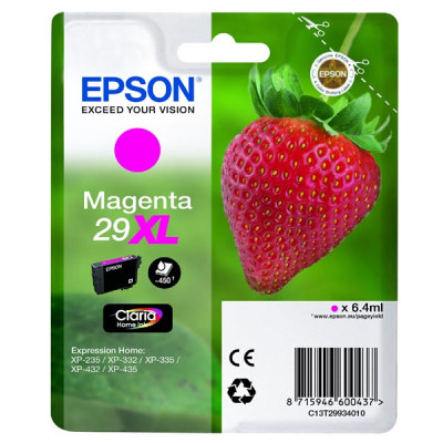 Epson T2993 (C13T29934010, T29XL), originálny atrament, purpurový, 6,4 ml