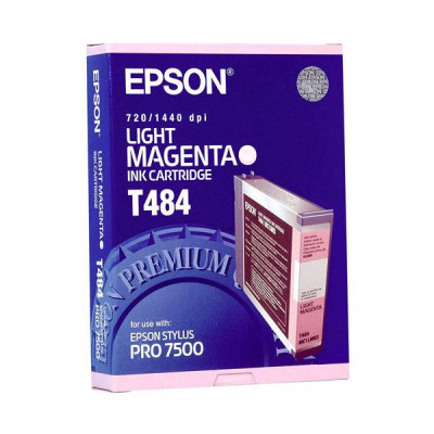 Epson T484 (C13T484011), originálny atrament, svetlo purpurový, 110 ml