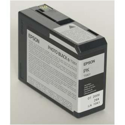 Epson T5801 (C13T580100), originálny atrament, photo čierny, 80 ml