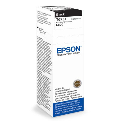 Epson T6731 (C13T67314A), originálny atrament, čierny, 70 ml