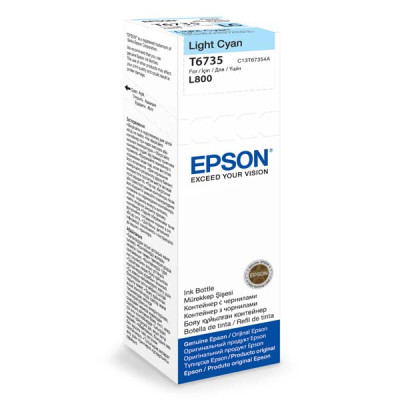 Epson T6735 (C13T67354A), originálny atrament, svetlo azúrový, 70 ml