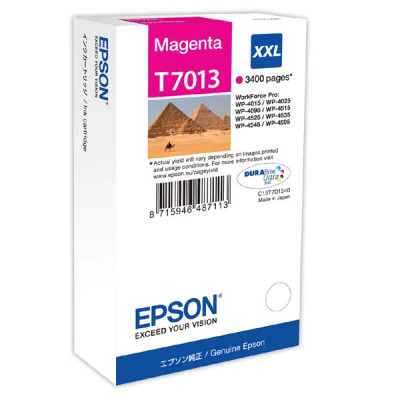 Epson T7013 (C13T70134010), originálny atrament, purpurový