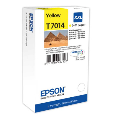 Epson T7014 (C13T70144010), originálny atrament, žltý