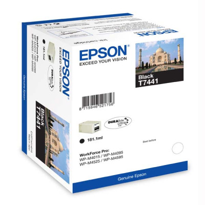 Epson T7441 (C13T74414010), originálny atrament, čierny, 181 ml