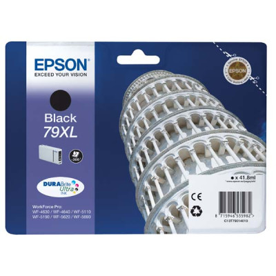 Epson T7901XL (C13T79014010), originálny atrament, čierny, 2600 strán (42 ml)