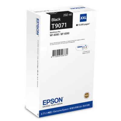 Epson T9071XXL (C13T907140), originálny atrament, čierny, 202 ml