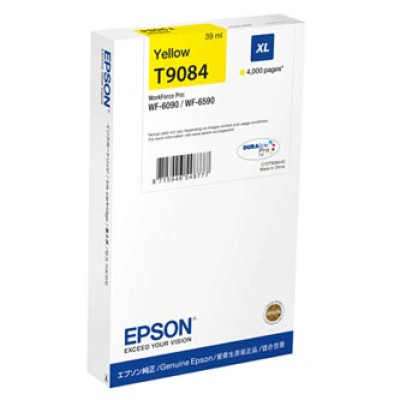 Epson T9084XL (C13T90844N), originálny atrament, žltý, 39 ml