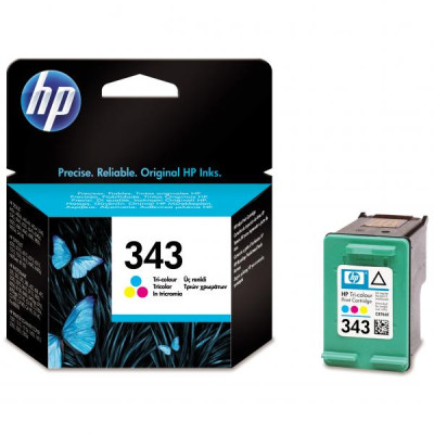 HP C8766EE (343), originálny atrament, farebný, 7 ml