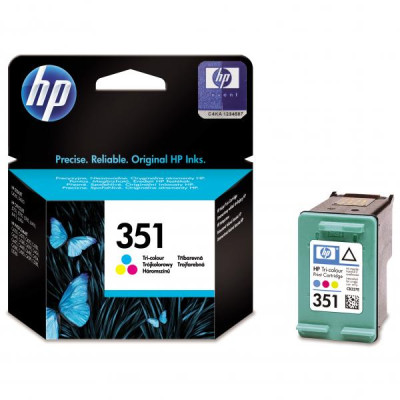 HP CB337EE (351), originálny atrament, farebný, 3,5 ml