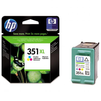 HP CB338EE (351XL), originálny atrament, farebný, 14 ml