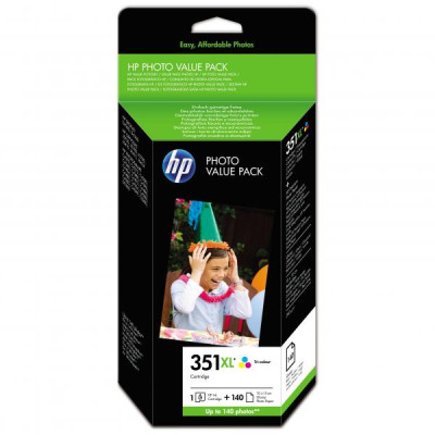 HP Q8848EE (351XL), originálny atrament, CMY, 3-pack