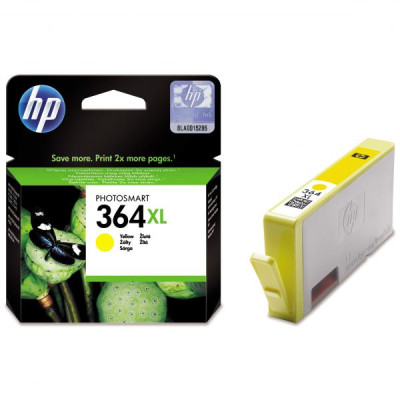 HP CB325EE (364XL), originálny atrament, žltý, 6 ml