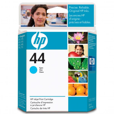 HP 51644CE (44), originálny atrament, azúrový, 42 ml